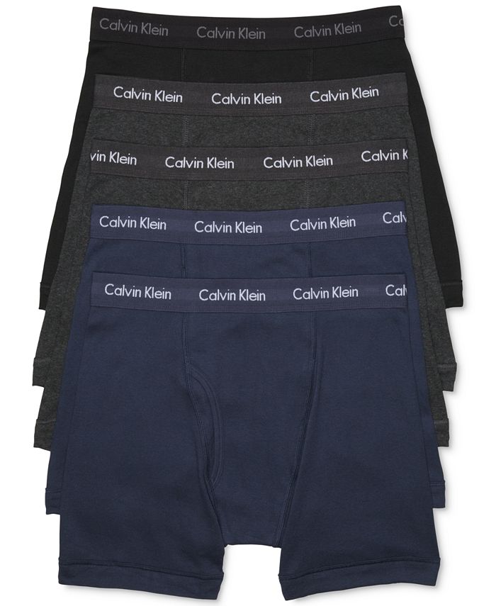 Calvin Klein Men's 5-Pack Cotton Classic Boxer Briefs & Reviews ...