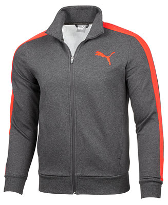 Puma Men's Fleece Zip-Front Track Jacket - Macy's