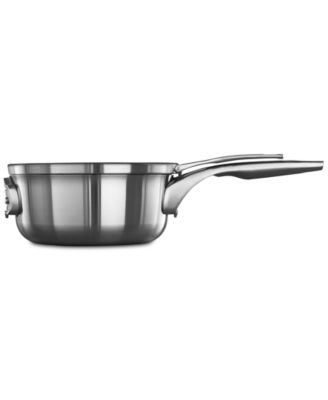 Calphalon - Premier Space-Saving Stainless Steel 2.5-Qt. Saucepan & Lid