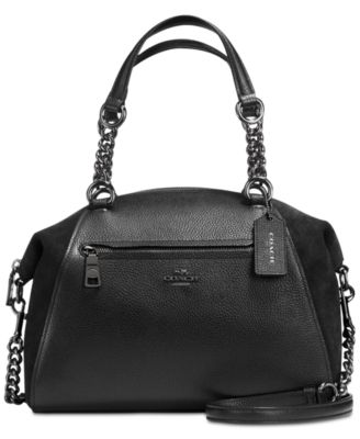 coach prairie satchel black