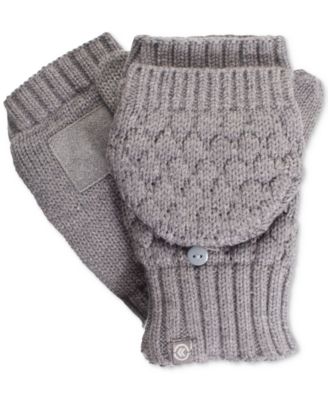 Isotoner Signature - Women's Palm-Patch Flip-Top Mittens