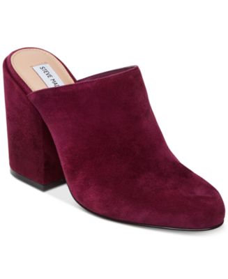 steve madden block heel mule