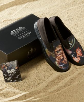 Star Wars Sperry Slip-On Shoes Men’s 9 Chewbacca & Han Solo w/ Box Star Wars Sperry Slip On Sneakers ~ Chewie And Han Solo  main image 4