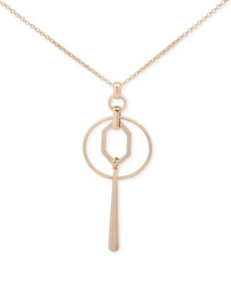 Ivanka Trump - Circle Orbital Drop Long Pendant Necklace