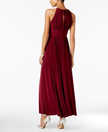 R & M Richards - Dress, Sleeveless Beaded Evening Gown