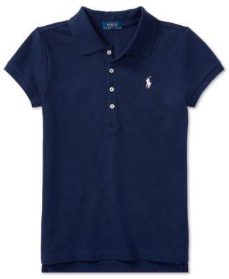 Polo Ralph Lauren - Girls' Stretch Mesh Polo Shirt