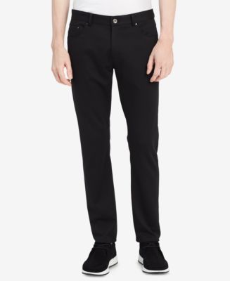 Calvin Klein Men's Solid Ponte Knit Pants - Macy's