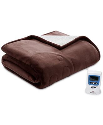 Electric Reversible Plush to Berber Blankets