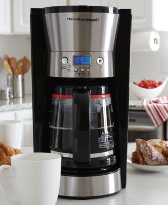 Hamilton beach coffee maker programmable best sale