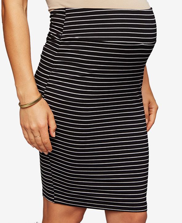 Ripe Maternity Striped Pencil Skirt And Reviews Maternity Women Macys 