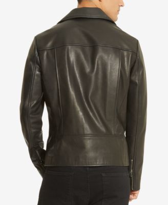 Kenneth Cole Reaction Men's Leather Moto Jacket