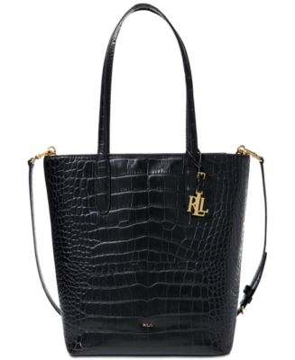 ralph lauren croc tote