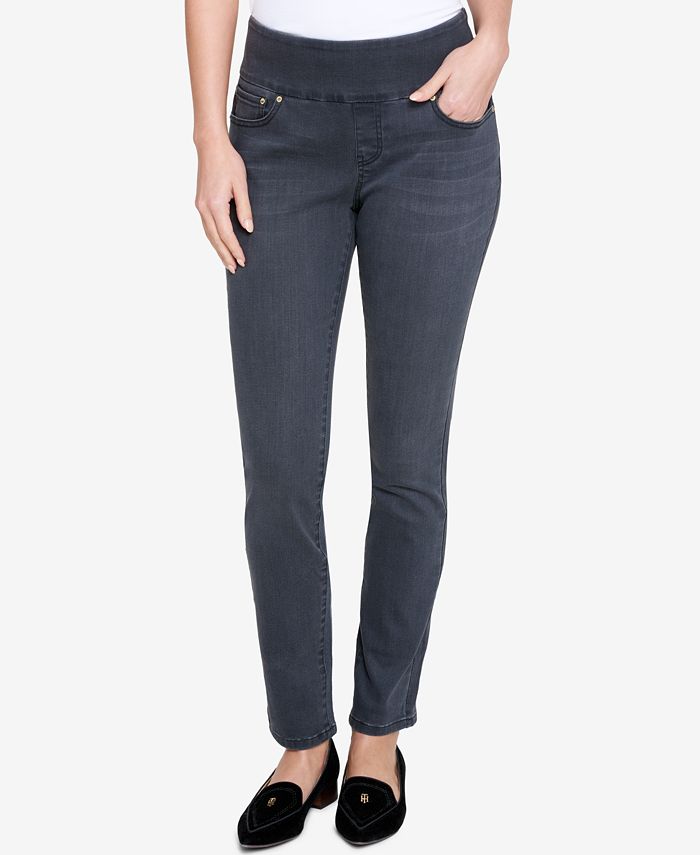 Tommy Hilfiger Pull-On Slim-Leg Jeans, Created for Macy's & Reviews ...