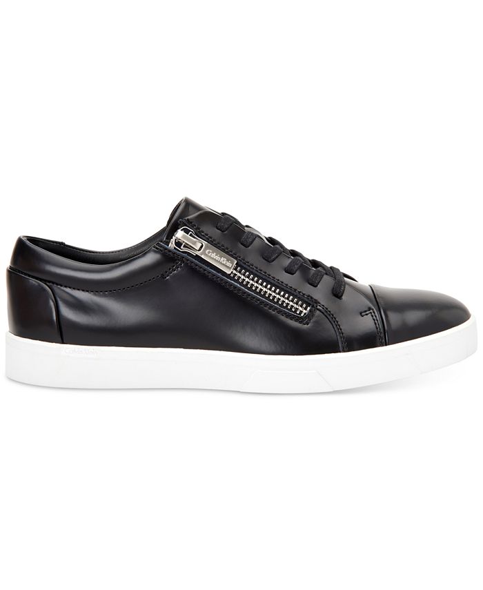 calvin klein ibrahim leather sneaker