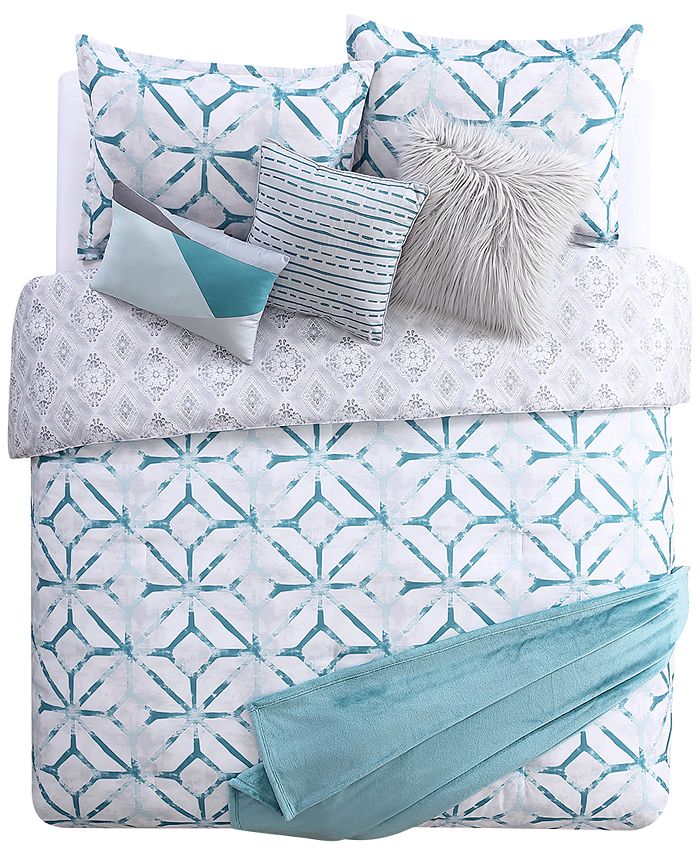 Jennifer Adams Home Lancaster 7Pc. Full/Queen Comforter Set Macy's