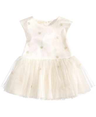 macy's baby white dress