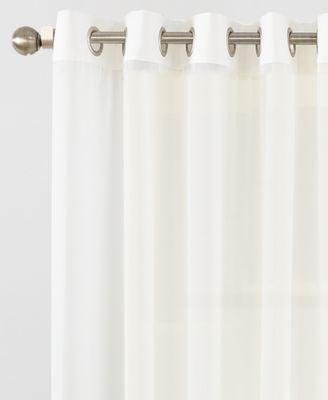 Sheer Voile Grommet Sliding Patio Door Curtain Panel