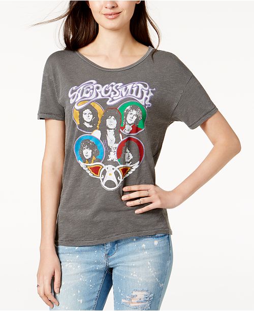 Junk Food Cotton Aerosmith Graphic T Shirt Reviews Tops