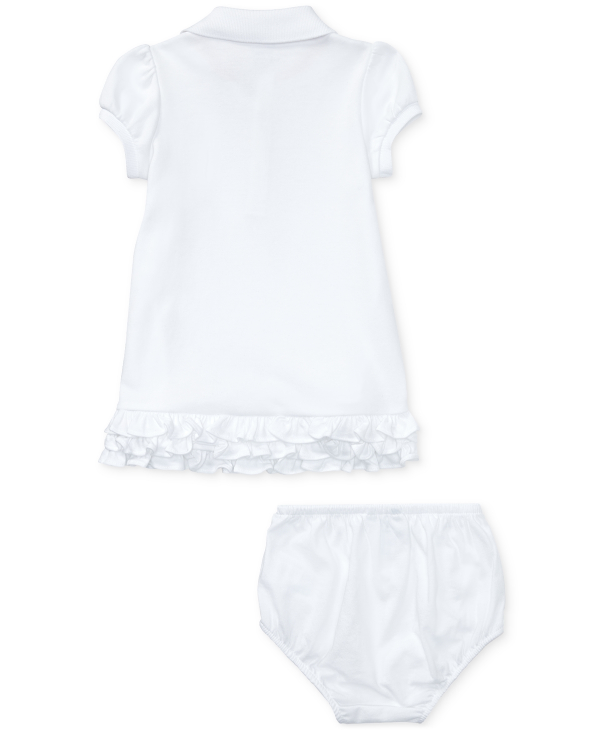 Polo Ralph Lauren Baby Girls Ruffled Trim Cupcake Dress