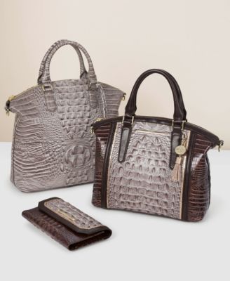 brahmin grey handbag