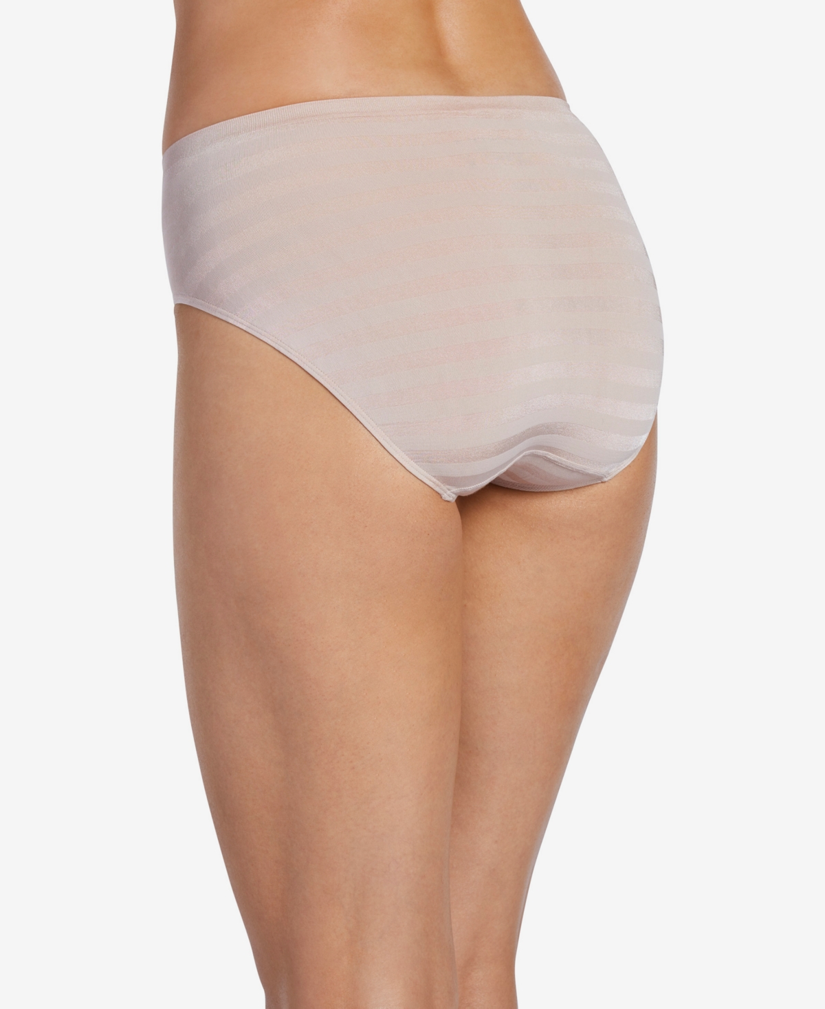 Jockey Seamfree Matte and Shine Hi-Cut Underwear 1306, Extended Sizes
