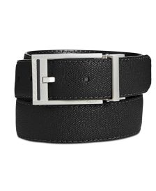 Men's Reversible Leather Stitched Casual Belt