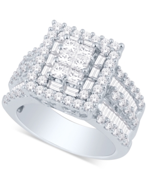 image of Diamond Ring (3 ct. t.w.) in 14k Gold or White Gold