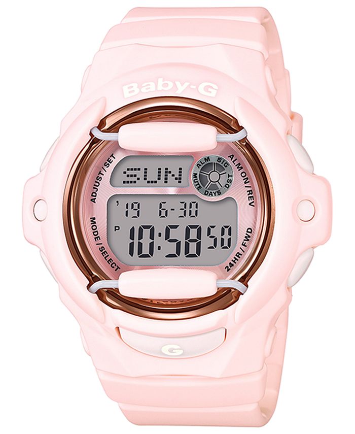 GShock Women's AnalogDigital Pink Resin Strap Watch 43mm Macy's