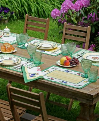 French Garden Reversible Placemats, Set of 4