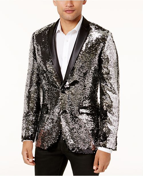 Inc International Concepts Inc Men S Slim Fit Reversible Sequined