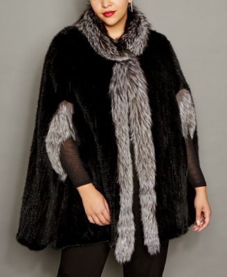 plus size fur wrap