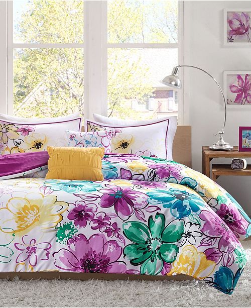 Intelligent Design Olivia 4 Pc Twin Twin Xl Comforter Set
