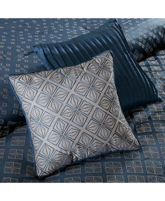 Biloxi Jacquard Geometric 7-Pc. Comforter Set, Queen