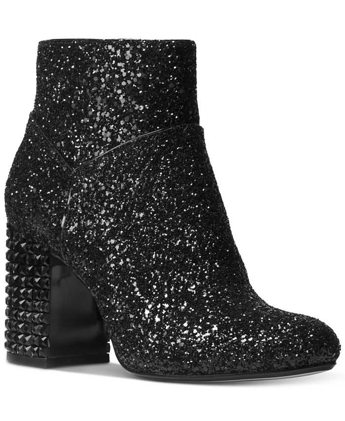 Michael Kors Arabella Glitter Ankle Booties & Reviews - Boots 