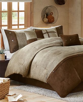 Boone Microsuede 7-Pc. Comforter Sets