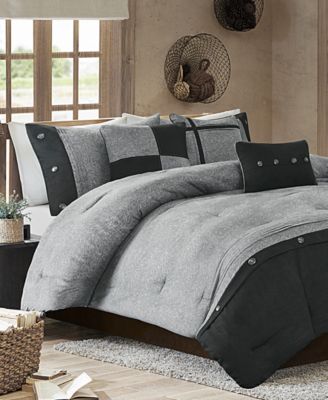 Boone Microsuede 7-Pc. Comforter Set, California King