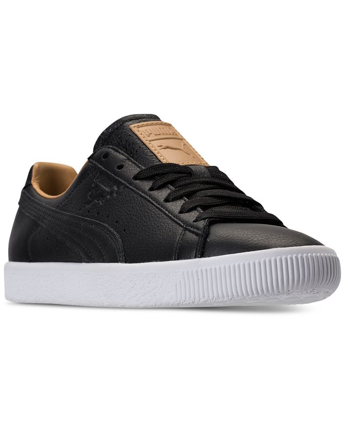 Puma Women's Clyde Core Leather Casual Sneakers from Finish Line - Macy's
