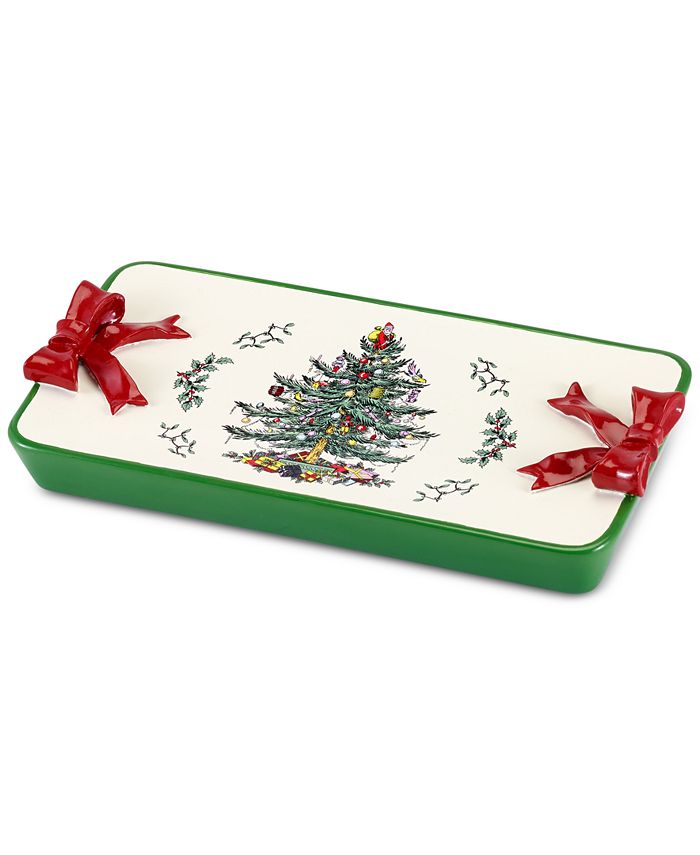 Spode Christmas Tree Tray Macy's