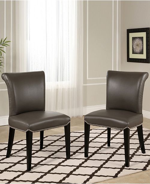 Abbyson Living Gavin Dining Chair Set Of 2 Reviews Furniture