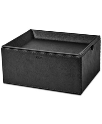 Fossil - Men's Medium Leather Watch Box