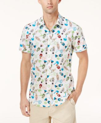 American Rag - Men's Slim-Fit Tropic Nutcracker Shirt
