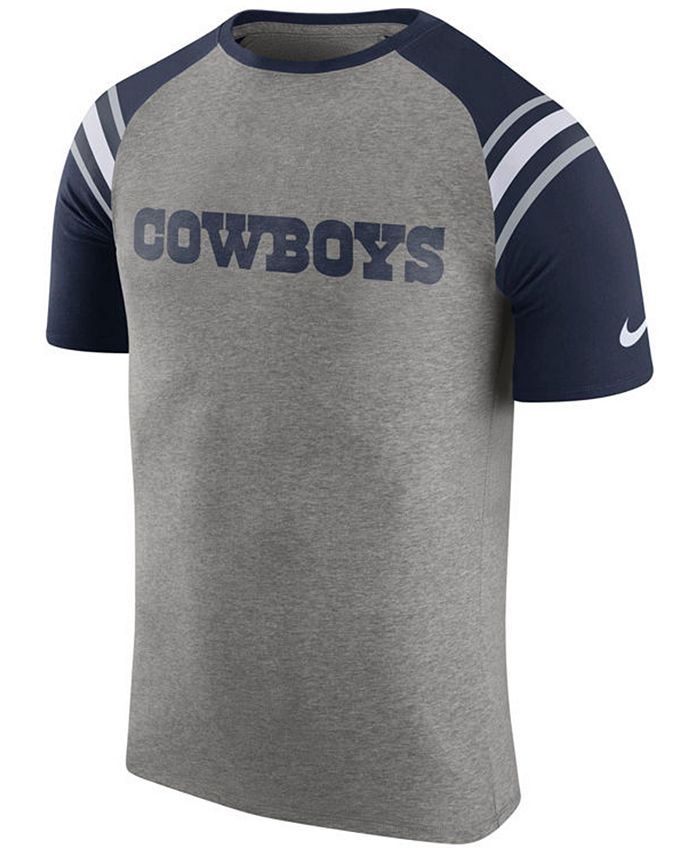 Nike Men's Dallas Cowboys Enzyme Shoulder Stripe T-Shirt - Macy's
