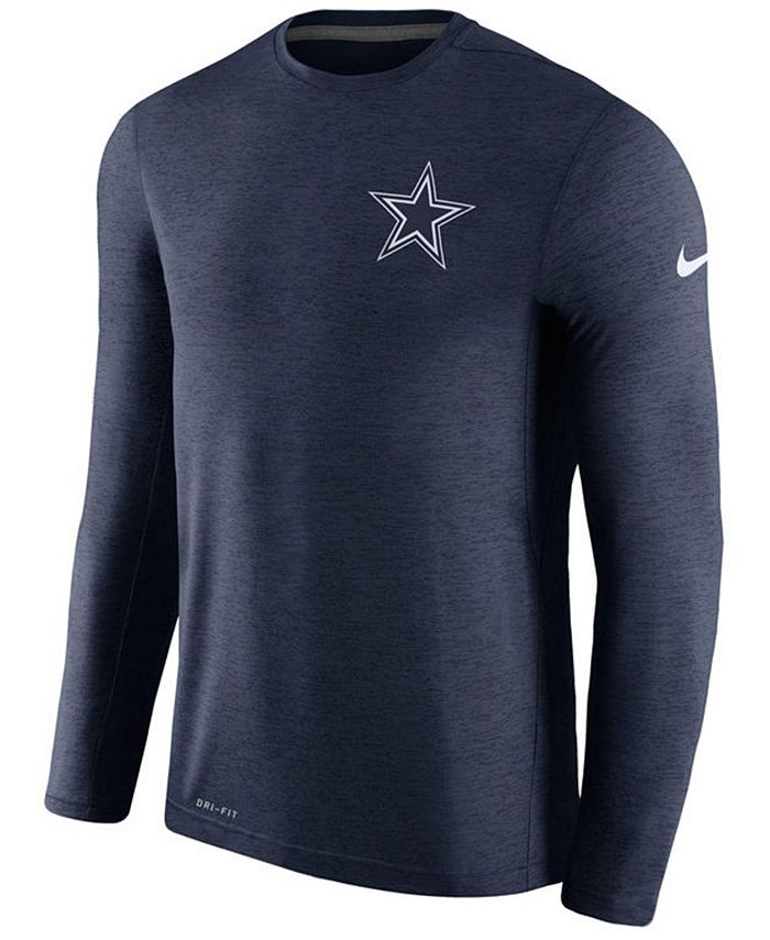 Nike Men's Dallas Cowboys Coaches Long Sleeve T-shirt & Reviews ...