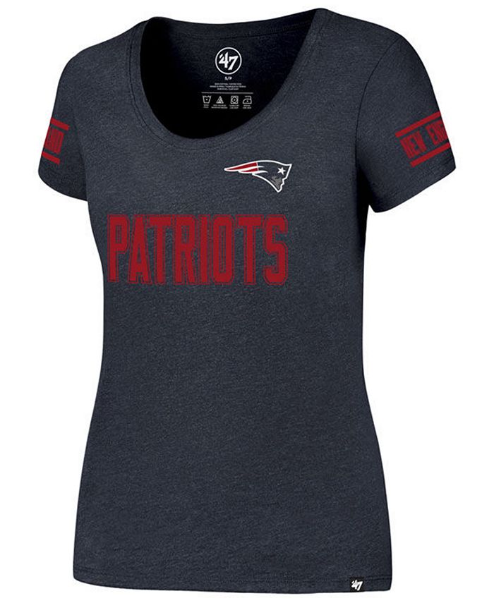 '47 Brand Women's New England Patriots Ultra Club Scoop T-Shirt - Macy's