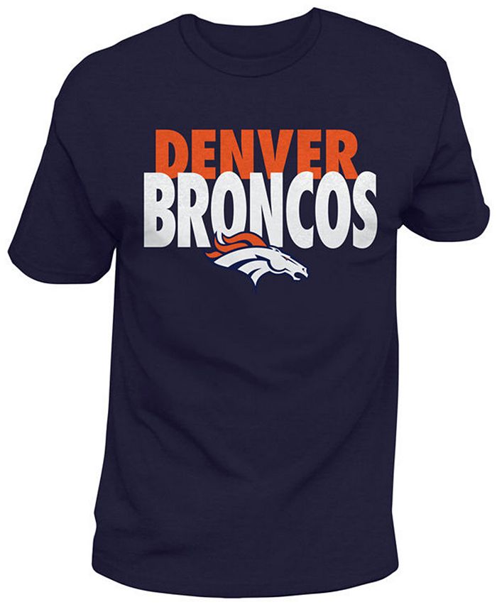 Authentic NFL Apparel Men's Denver Broncos Stunt Blitz T-Shirt - Macy's