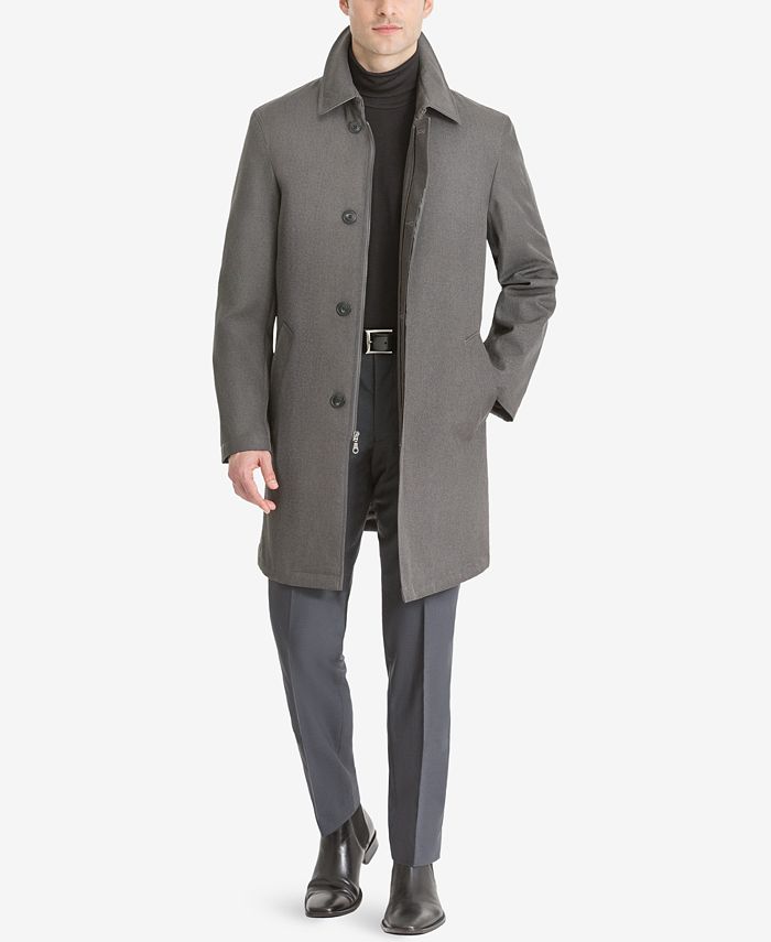 Calvin Klein Men's Marquez Slim-Fit Single-Breasted Raincoat & Reviews -  Coats & Jackets - Men - Macy's