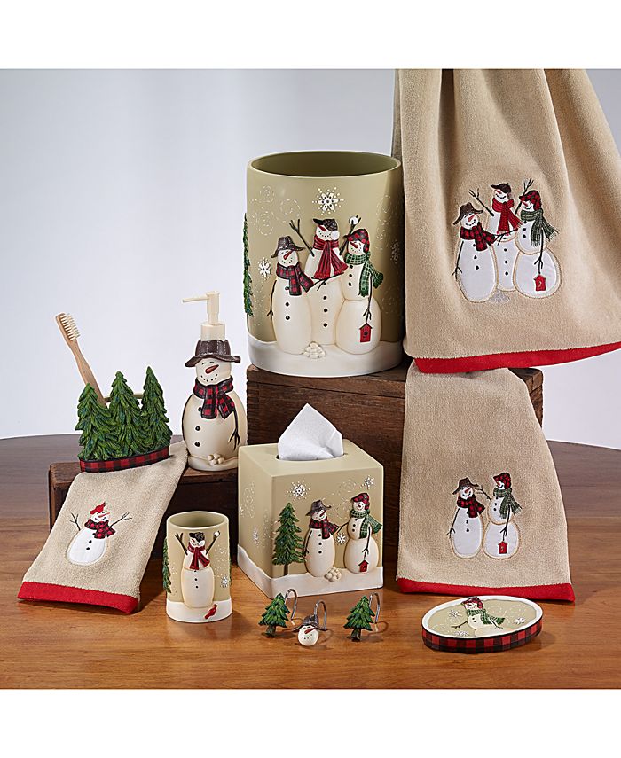 Avanti Snowman Gathering Holiday Bath Collection & Reviews Bathroom