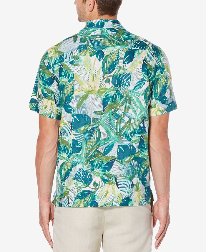 Cubavera Men's Tropical Foliage Shirt - Macy's