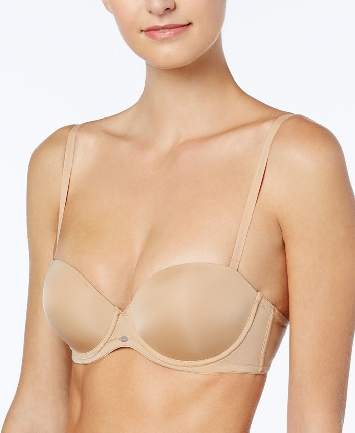 Calvin Klein Naked Glamour Strapless Push Up Bra F3493 & Reviews - Bras &  Bralettes - Women - Macy's