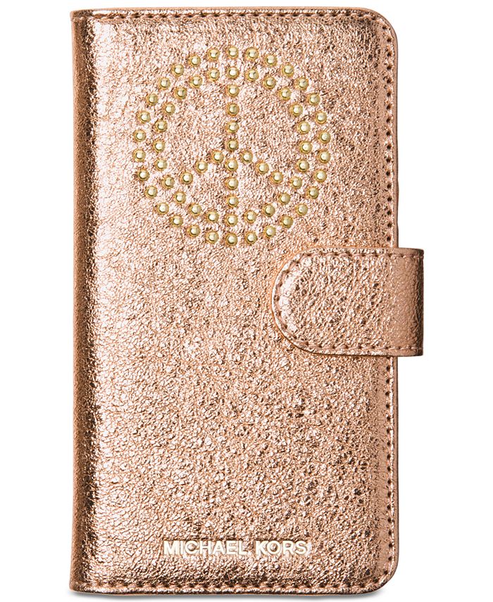 Michael Kors Studded iPhone 7 Folio Case & Reviews - Handbags & Accessories  - Macy's